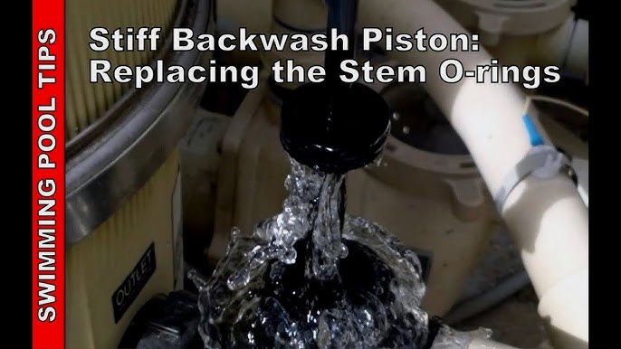 leaking backwash valve